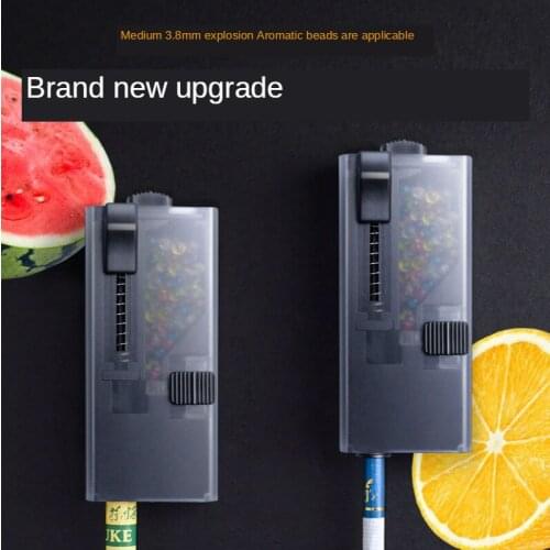 DIY Filter Capsule Push Box Portable Cigarette Blast Beads Pusher Burst Bead Cigarette Maker Easy To Use Smoking Accessories