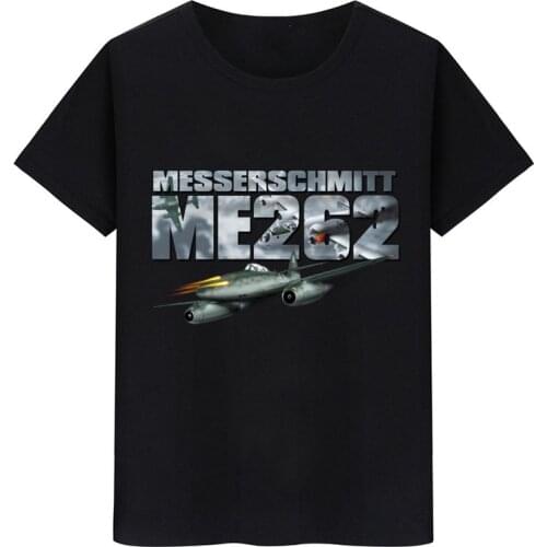 Germany Aircraft Airplane MESSERSCHMITT ME 262 T Shirt Cotton O-Neck Short Sleeve Mens T Shirt New Size S-3XL