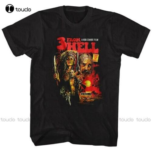 3 From Hell A Rob Zombie Movie Film Black T-Shirt Unisex Tee Size Cotton Tee Shirt S-5Xl