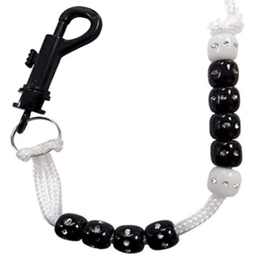 Golf Rhinestone Bead Score Counter,Golf Stroke Bead Score Counter Beads Bracelet Golf Putting Training Aid