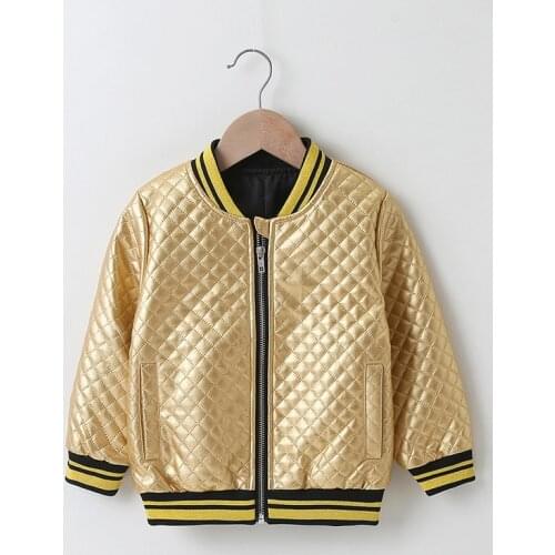 Boys Spring And Autumn Jacket Childrens Clothing Boy Gold Jacket Jacket Coat