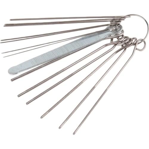 13 In Bulk Guitar Bridge Pin Hole Tool Luthier Tool Saw Rods Filing Set Guitar Frets Nut Slotting Bass String Groove Slot