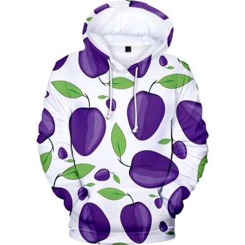 New Fashion Fruit Sweatshirts Men/Women Fashion Casual Harajuku Style Anime Hoodie 3D Print Fruit Hip Hop Hoodies Streetwear