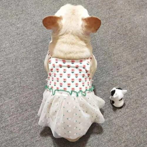 Pet Dog Sling Princess Dress Spring Summer Skirt Clothes For Small Medium Dogs Puppy Pug French Bulldog Clothing Dogs Outfits