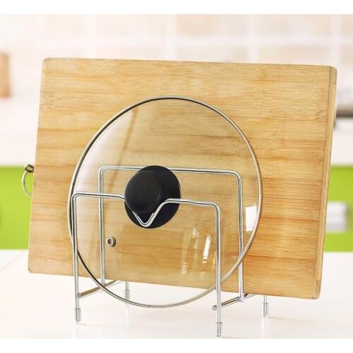 Stainless Steel Spoon Plate Holder Lid Rest Stand Pan Pot Rack Cover Home Applicance The Goods For Kitchen Accessories