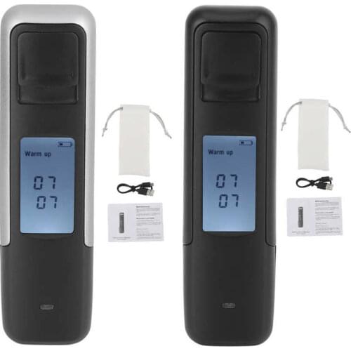 Auto accessorie brillenetui Portable Breathalyzer LCD Display Wine Tester Drunk Driving Analyzer Blow Detector CSY‑006