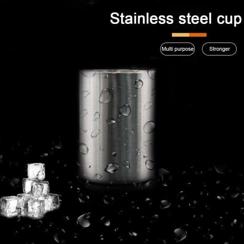Dropshipping household Supplies 210ml matte texture Stainless Steel Double Wall Wine Cup Drink Beverage Beer Water Mug Tumbler