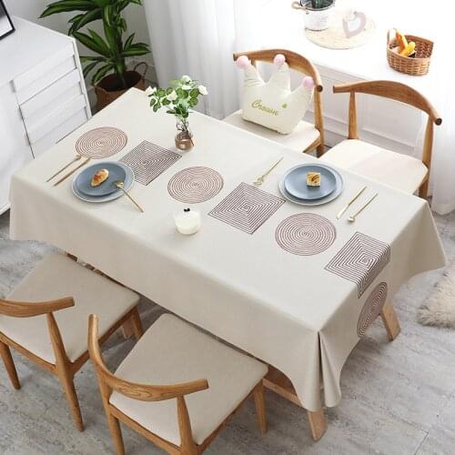 Picnic PVC Table Cloth Rectangle Table Cover Waterproof Tableclothes For Wedding Event Party Hotel Decoration Home Accessories