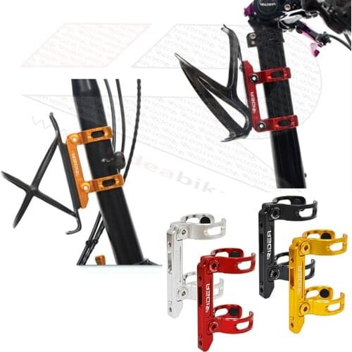 Folding bicycle water bottle conversion bracket for brompton birdy compatible with tube within 35mm