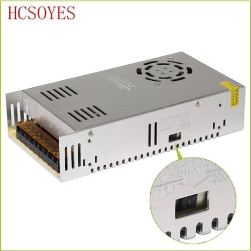 48V 7.5A 360W Lighting Transformers Universal Regulated Switching Power Supply for CCTV Led Radio