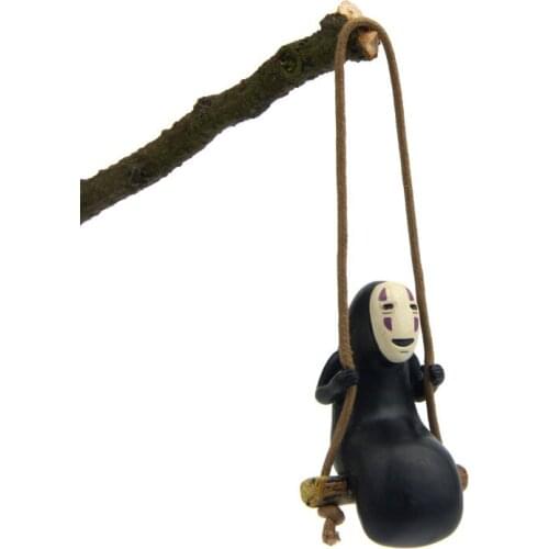 1 Pcs Studio Ghibli Spirited Away No Face Man Figures Toys Miyazaki Hayao Swing No Face Man Action Figure Model Toys Decoration