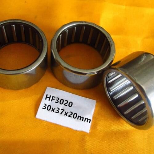 10-50pcs HF3020 One way needle roller bearings 30x37x20 Drawn cup needle clutch bearing 30*37*20 mm