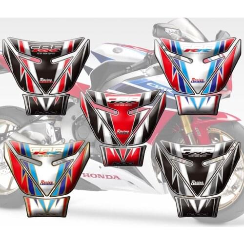 3D Motorcycle Tank Pad Protector Sticker Tank Decal Fish Bone Sticker For Honda CBR 1000 RR Fireblade 2008 - 2016