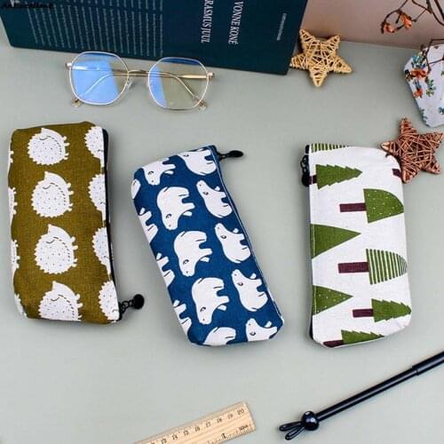 Pencilcase Pencil Bag Kawaii Small Fresh Print Pencil Case Gift Estuches School Pencil Box Student School Supplies Stationery