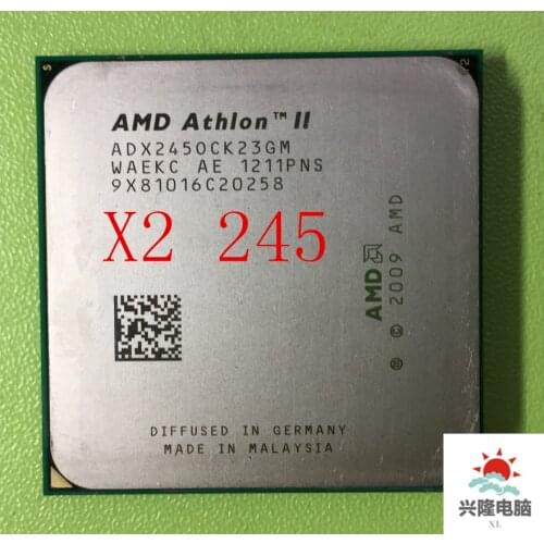 For AMD Athlon II X2 245 processor (2.9GHz/2MB L2 Cache /Socket AM3) Dual-Core working 100% Free Shipping
