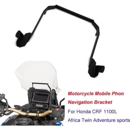 For HONDA CRF1100L CRF 1000L Africa Twin Adventure Sports Motorcycle Mobile Phone GPS Navigation Handlebar Bracket Support Mount