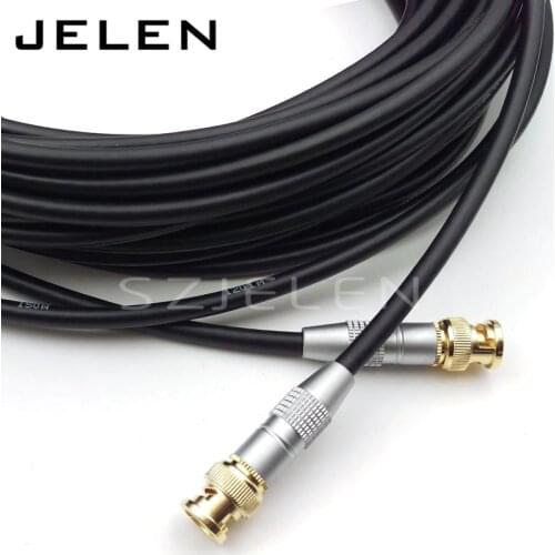 BNC TO BNC Camera video extension cable, SDI pigtail. Camera RF coaxial cable, Cable length 20M,Canare soft video coaxial LV-61S