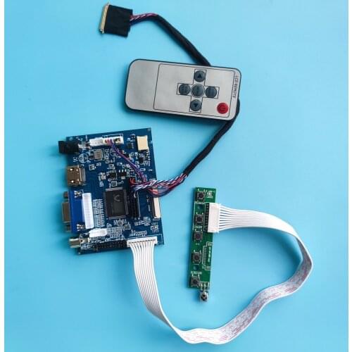 Kit Work for N134B6 Controller Board driver 2AV remote LCD Screen 40pin panel 13.4" 1366X768 display LED HDMI VGA AV monitor
