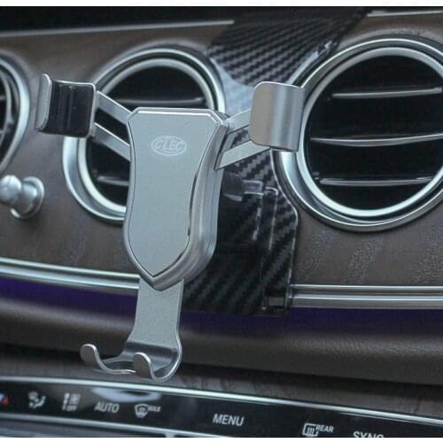 Car Phone Holder Stand For Mercedes-Benz E Class 2017 W213 180 Degree Bracket GPS Stand For Mercedes-Benz E Class 2018 2019