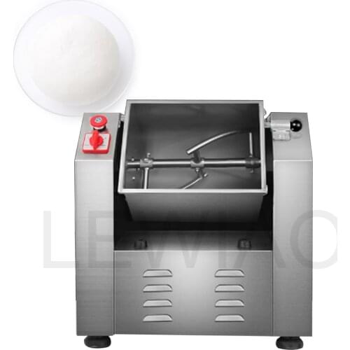 Flour Mixer Machine For Bread Pasta Automatic Commercial Dough Kneading Food Meat Fill Machine Industrial Mixing