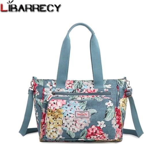2021 Multifunctional Fashion Design Ladies Handbag Large Capacity Women Shoulder Bags High Quality Nylon Womens Bolsos De Mujer