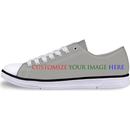 2019 New Hot Drop Shipping Men Casual Customized Classic Shoes Male Canvas Shoes Mens Printed Shoes Flats Ankle Shoes