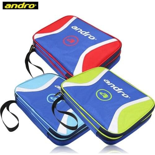 Andro Original Table Tennis Bag Ping Pong Case Tenis De Mesa Double Layer