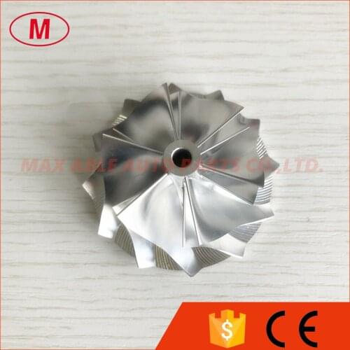 RHF5 44.90/58.00mm 6+6 blades high performance Billet/milling/aluminum 2618 compressor wheel for VF54