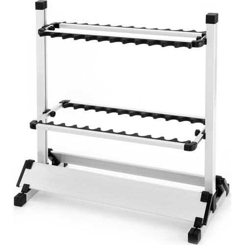 Aluminum Alloy Fishing Rods Display Rack Rods Storage Shelf Bracket Stand Supporting Fishing Tackle Tools
