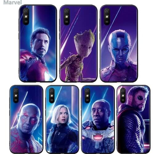 The Avengers Man Silicone Cover For Xiaomi Redmi 9 9T 9C 8 7 6 Pro 9AT 9A 8A 7A 6A S2 5 5A 4X Plus Phone Case