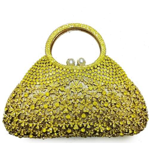 Rhinestone Crystal Clutch Bag For Evening Wedding Women Party Gemstone Diamond Handbags Luxury Prom Dinner Bag Female Phone Case