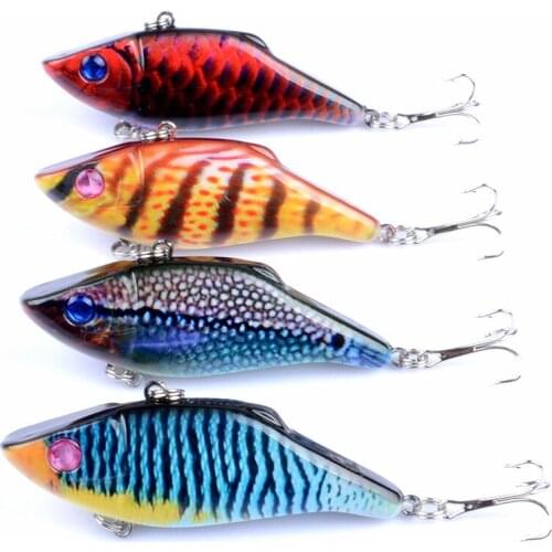East Rain 7cm 11g 2pc Painted All Range Bait Freshwater Saltwater Fishing Lure Sinking VIB Artificial Hard Bait Free Shipping