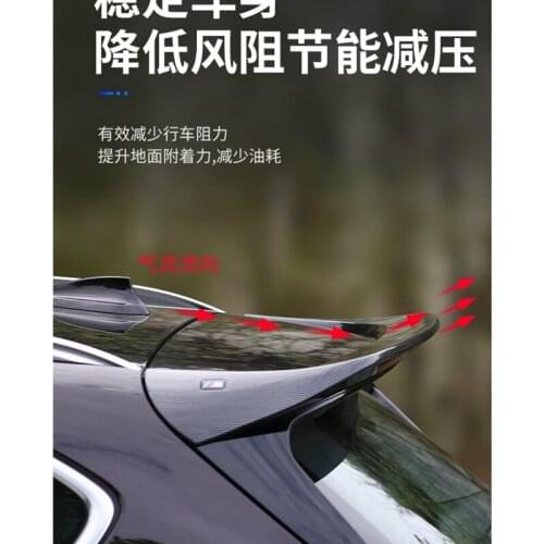 For BMW X1 F49 high quality 2016-2020 ABS Plastic Unpainted Color Rear Spoiler Wing Trunk Lid Cover Car Styling