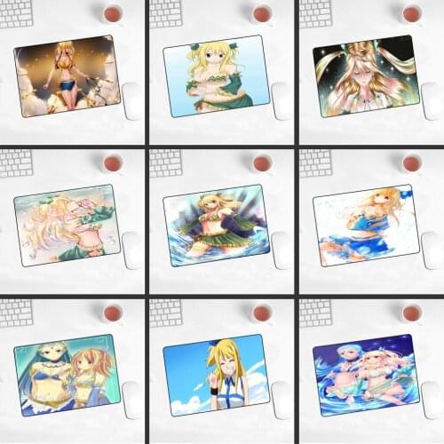 XGZ Diy Sexy Girl Mouse Pad Anime Game Player 22x18cm Rubber Matmouse Laptop Home Office Desktop Small