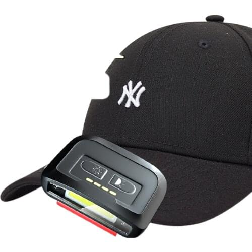 Fishing bright headlight glare charging dedicated charging head mounted LED lamp cap clip sensor Yediao