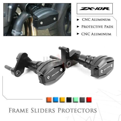 Motorcycle engine protectors frame sliders Anti Crash Pad Falling Protection For KAWASAKI NINJA ZX10R ZX-10R 2008-2010