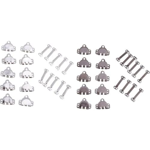 10 Sets Metal Sewing Hooks and Eyes Closure for Trousers Skirt Dress DIY Crafts