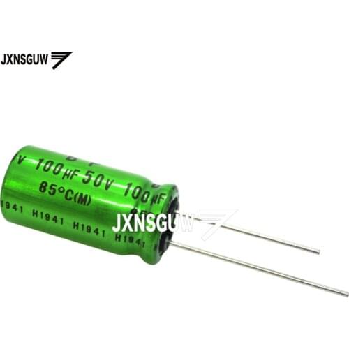 10PCS NICHICON MUSE BP 50V100UF 12.5X25MM green Non Polar Audio Electrolytic capacitor ES 100UF 50V MUSE-BP 100uF/50v