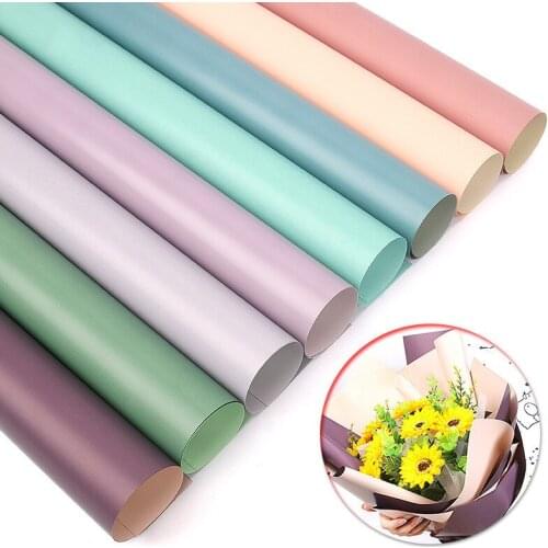20pcs Waterproof Two-color Christmas Decoration Bouquet Wrapping Paper Diy Flower Wrapping Paper Craft Paper Party Tools