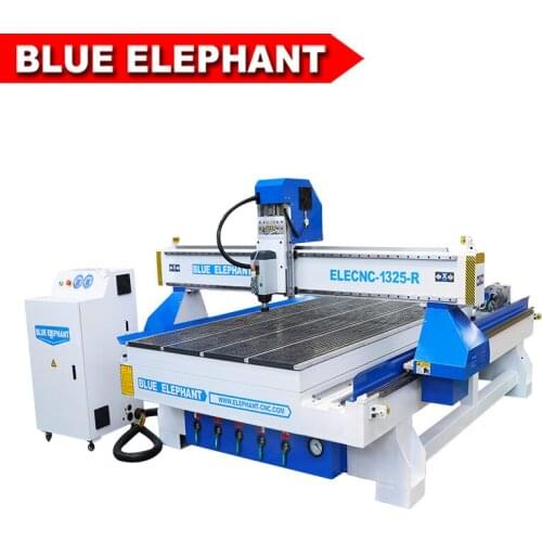 Blue Elephant CNC 3D CNC Router Wood Machine 4 Axis CNC Machine Woodworking Machine for Foam, Boat, Body Model