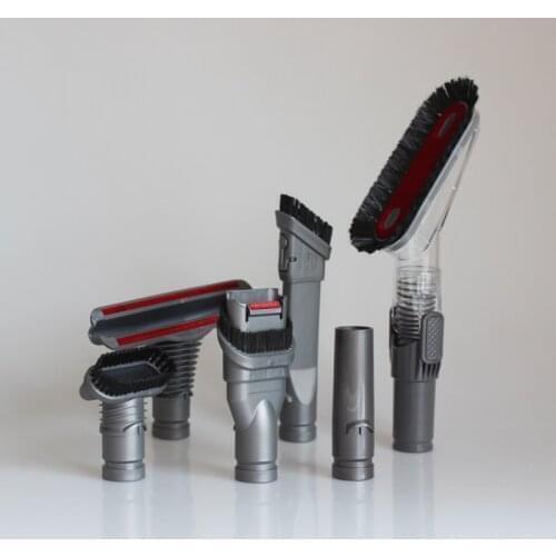 6-in-1 accessory for Dyson nozzle combination tool bristle kit vacuum cleaner replacement accessory dc49 dc59 DC62 V6 dc52