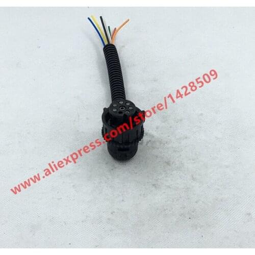 7 Wires Truck Headlights Taillights Lamp Holder Bulb Plug Harness Socket For Delong F3000 F2000