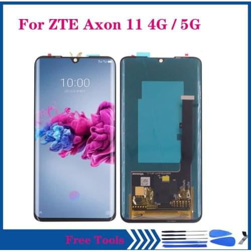 6.47" AMOLED Display For ZTE AXON 11 A2021 A2020G 4G 5G LCD Display Touch Screen Digitizer Assembly Original screen