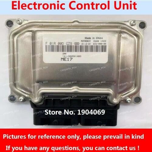 Engine Computer Board F01RB0DGZ9 T21-3605010BD F01R00DGZ9 ME17 ECU F01R00DAE2 J60-3605010BC F01RB0DAE2 For Chery Car