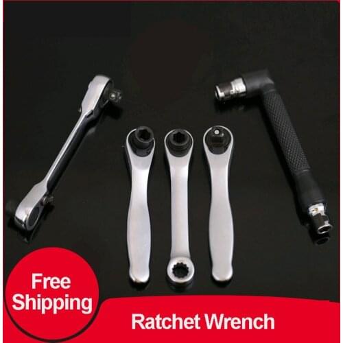 Ratchet Wrench Heavy Duty Thorns Fast Energy Saving Wrench Double-way Automatic Multi-function Sleeve Electric Bit Set