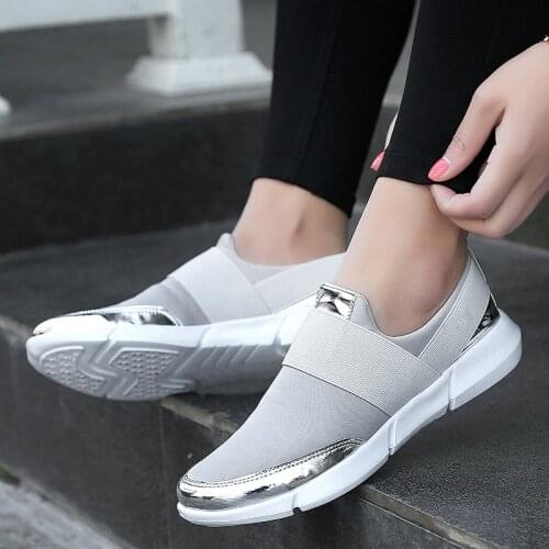 Slip-on Sneakers Women Shoes 2021 Spring Autumn Casual Shoes Woman Sneakers Breathable Ladies Shoes Tenis Feminino Comfortable