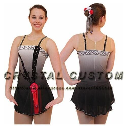 Hot Sales Custom Figure Skating Dress For Kids Fashion New Brand Ice Skating Dresses For Girls DR3574