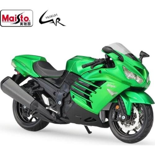 Maisto 1:12 Model Car Simulation Alloy Motorcycle Metal Toy Car Childrens Toy Gift Collection Kawasakininja ZX 14R