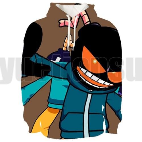 Fashion 2021 3D Friday Night Funkin Hoodies Hot Sale Comfatable Kids Oversize Tops Casual Tops Boys/girls Casual Slim Pullover