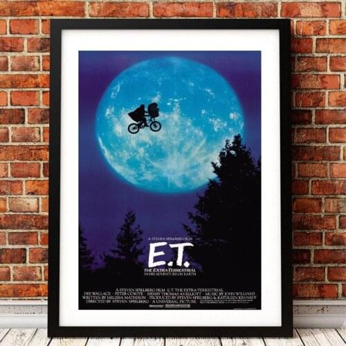 Home Decor Modular Canvas Picture art film E.T. a living room Poster Home wall Canvas Painting Wholesale